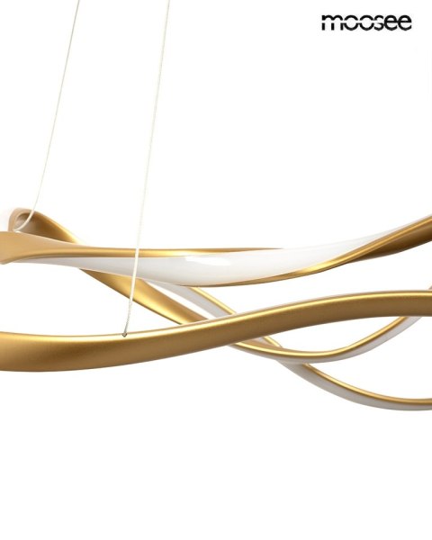 Lampa wisząca WAVES 2 złota