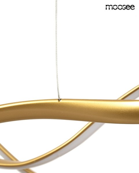 Lampa wisząca WAVES 2 złota