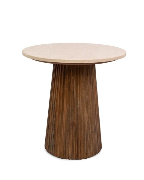 MaMaison stolik pomocniczy ARGENTINA 50 marmur / drewno