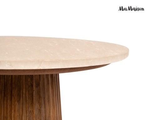 MaMaison stolik pomocniczy ARGENTINA 50 marmur / drewno