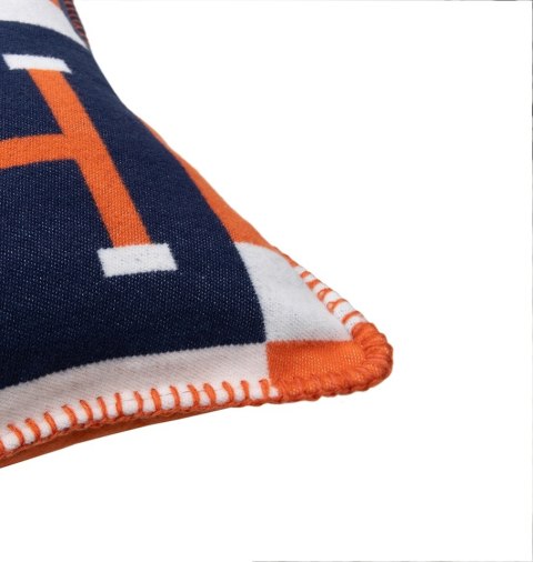 Poduszka dekoracyjna SHP PARIS HOME granatowa / pomarańczowa