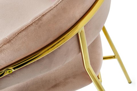 Krzesło barowe hoker MARGO 65 khaki / beżowe