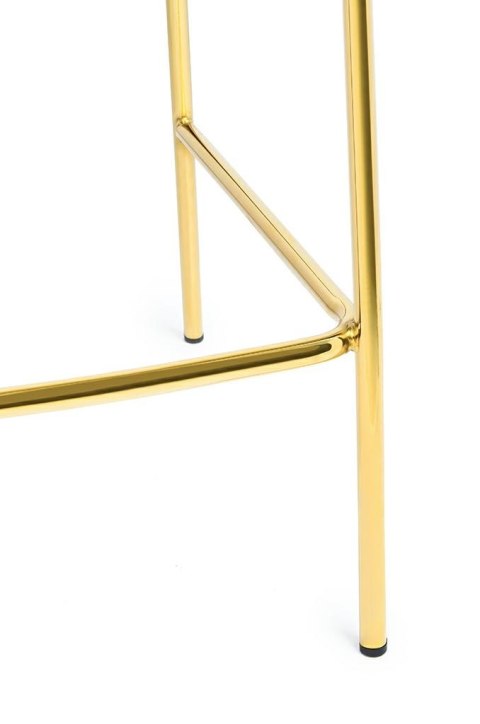 Krzesło barowe hoker MARGO 65 khaki / beżowe