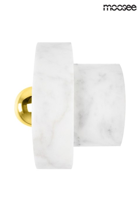 Lampa ścienna ARCO biała