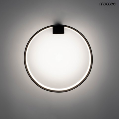 Lampa ścienna CIRCLE WALL czarna