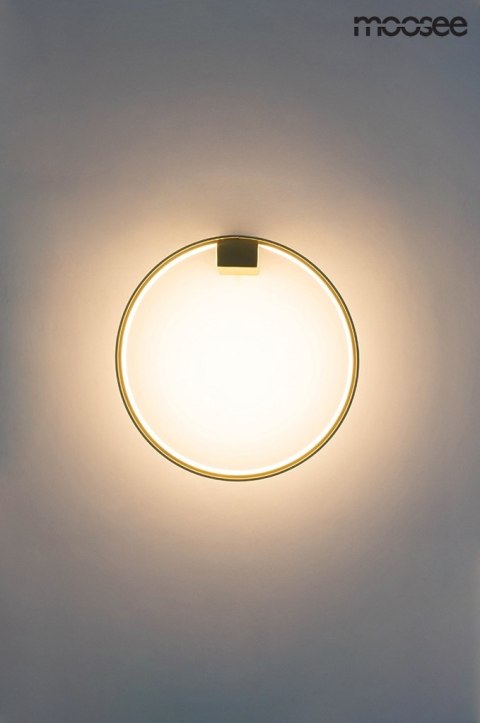 Lampa ścienna CIRCLE WALL złota