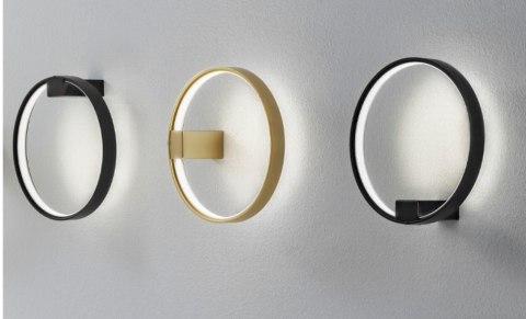 Lampa ścienna CIRCLE WALL złota
