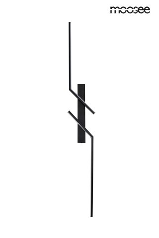 Lampa ścienna MAISON 100 cm czarna