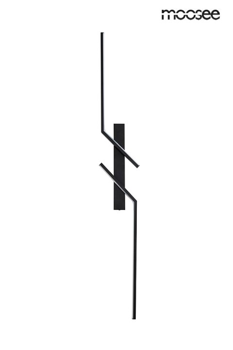 Lampa ścienna MAISON 100 cm czarna