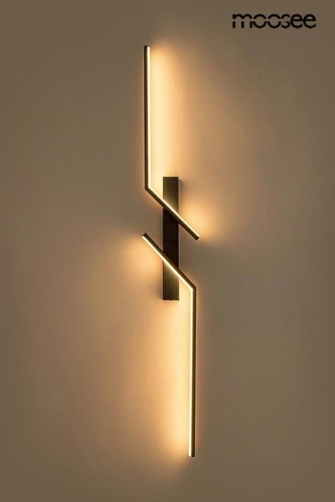 Lampa ścienna MAISON 100 cm czarna