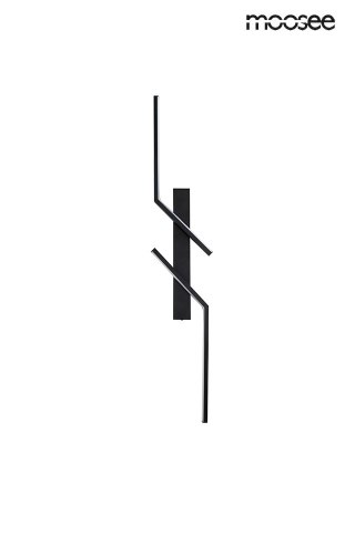 Lampa ścienna MAISON 60 cm czarna