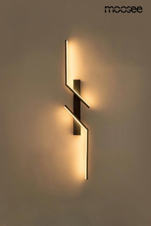 Lampa ścienna MAISON 60 cm czarna