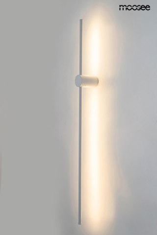 Lampa ścienna OMBRE 100 cm biała