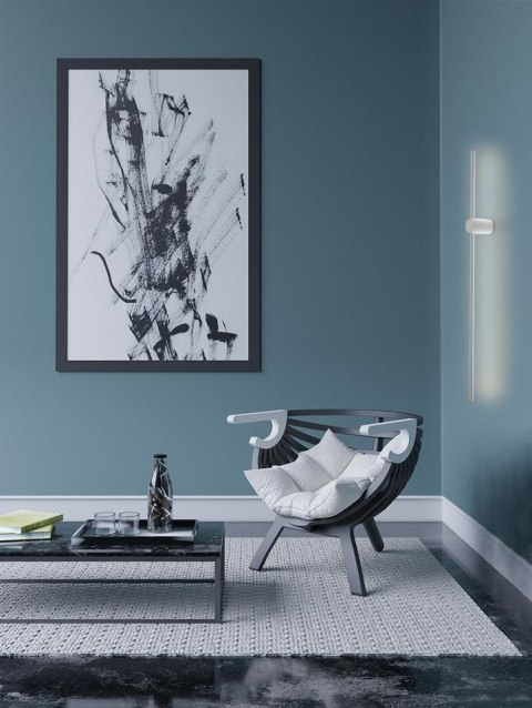 Lampa ścienna OMBRE 100 cm biała