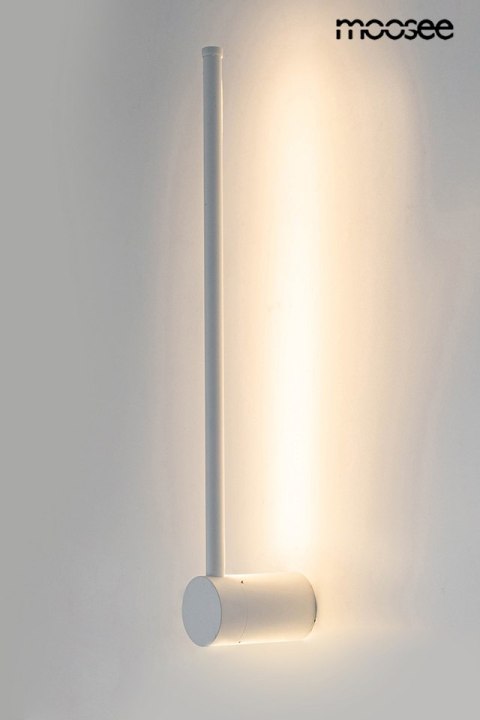 Lampa ścienna OMBRE 60 cm biała