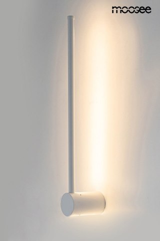 Lampa ścienna OMBRE 80 cm biała
