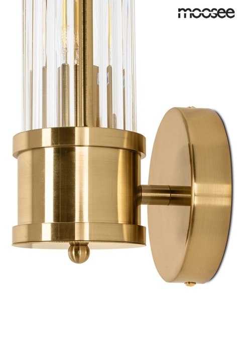 Lampa ścienna PILAR złota
