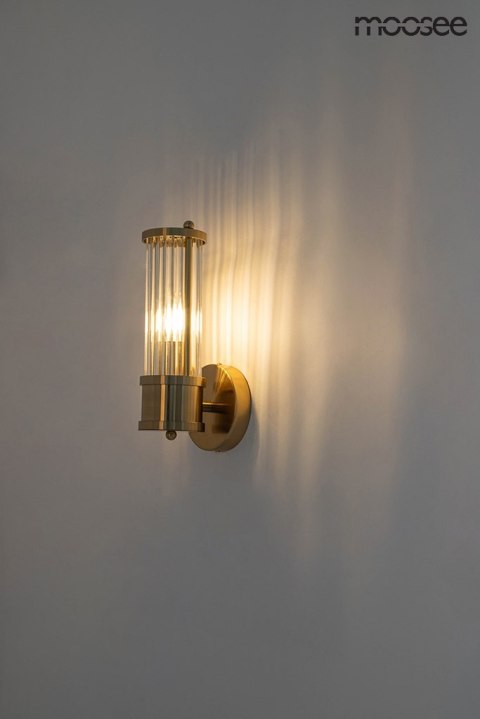 Lampa ścienna PILAR złota