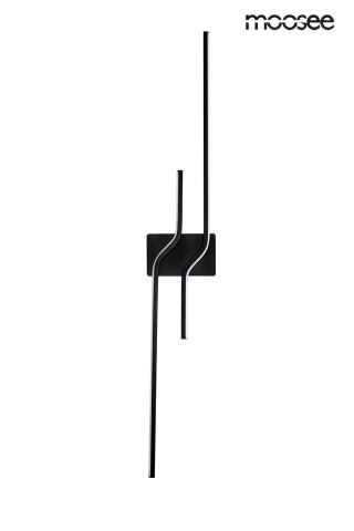 Lampa ścienna ROCHE 100 czarna