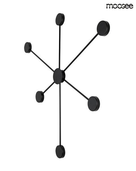 Lampa ścienna SHADOW 6 CLOSE czarna