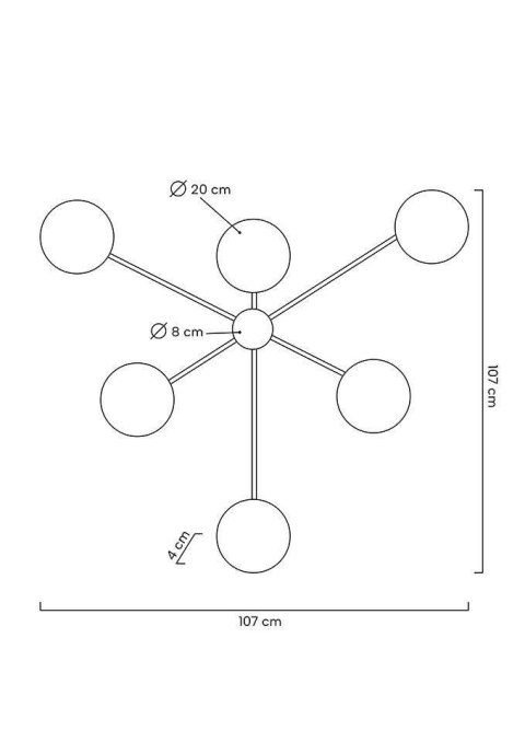 Lampa ścienna SHADOW 6 czarna