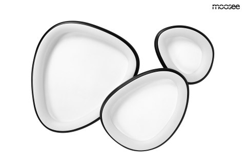 Lampa sufitowa / plafon AREA 3 czarna