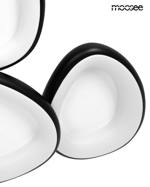 Lampa sufitowa / plafon AREA 3 czarna