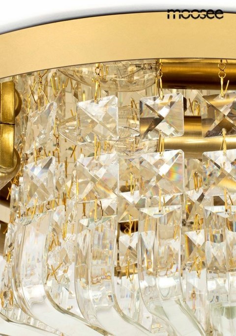 Lampa sufitowa / plafon BALUNA 50 złota