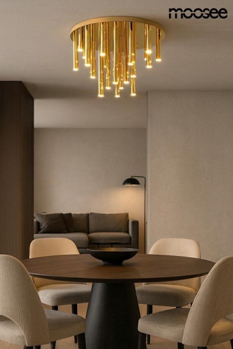 Lampa sufitowa / plafon ORGANO 60 złota