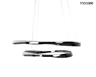 Lampa wisząca ANILLO 2 czarny chrom