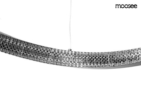 Lampa wisząca ANILLO 80 czarny chrom