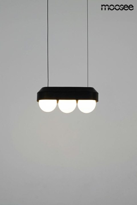 Lampa wisząca DROPS 3 czarna