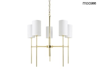 Lampa wisząca IMPERIO 5 złota