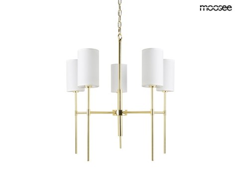 Lampa wisząca IMPERIO 5 złota