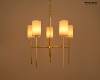 Lampa wisząca IMPERIO 5 złota