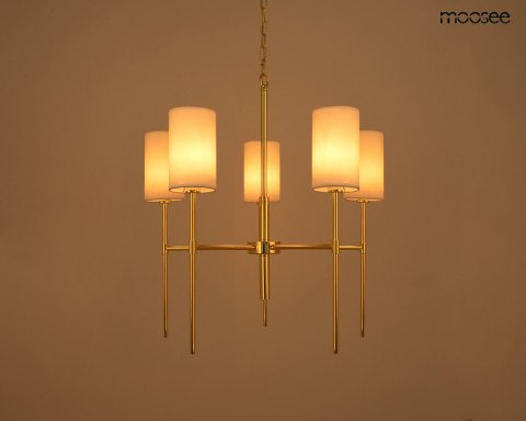 Lampa wisząca IMPERIO 5 złota