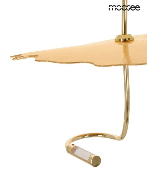 Lampa wisząca LEAFS złota