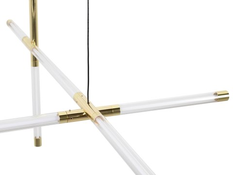 Lampa wisząca 250 cm / 145 cm MIKADO M złota