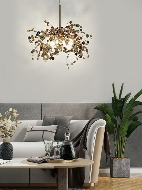 Lampa wisząca MONETE SINGLE złota