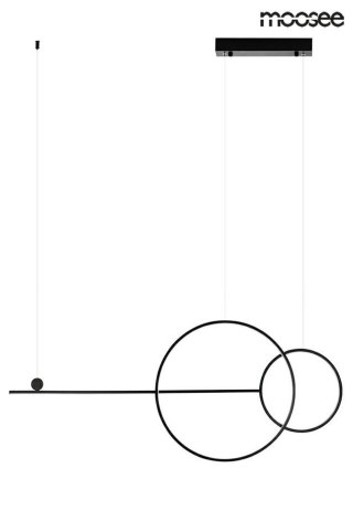 Lampa wisząca RAGE czarna