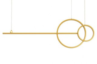 Lampa wisząca RAGE złota