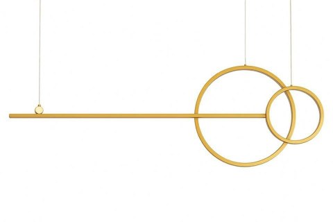 Lampa wisząca RAGE złota