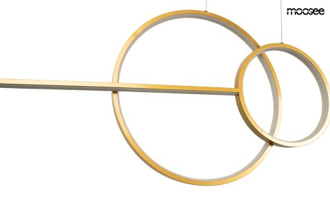 Lampa wisząca RAGE złota