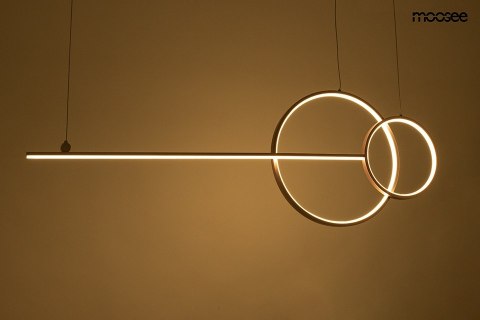 Lampa wisząca RAGE złota