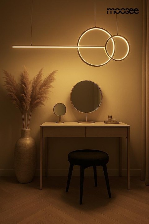 Lampa wisząca RAGE złota