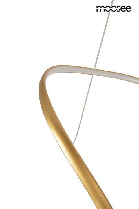 Lampa wisząca WAVES 80 złota