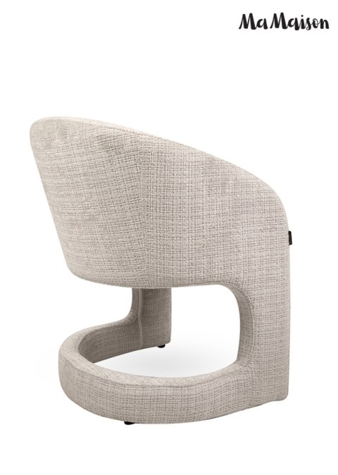 MaMaison krzesło SHELLY beżowe