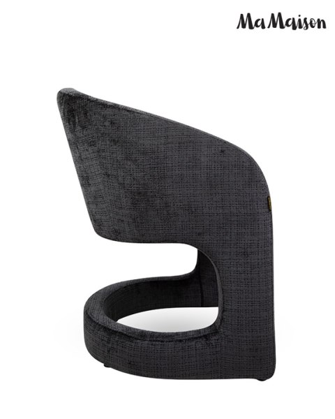 MaMaison krzesło SHELLY czarne