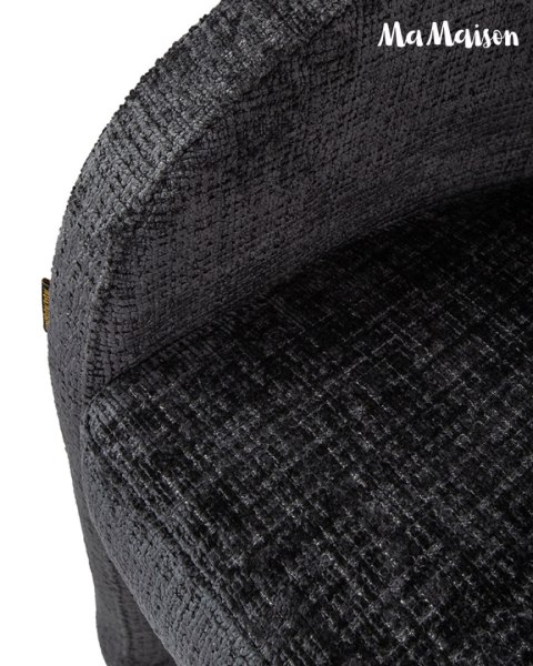 MaMaison krzesło SHELLY czarne