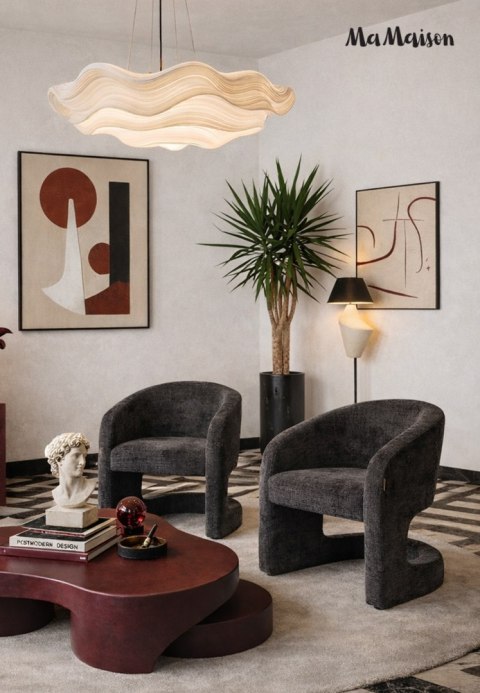 MaMaison krzesło SHELLY czarne